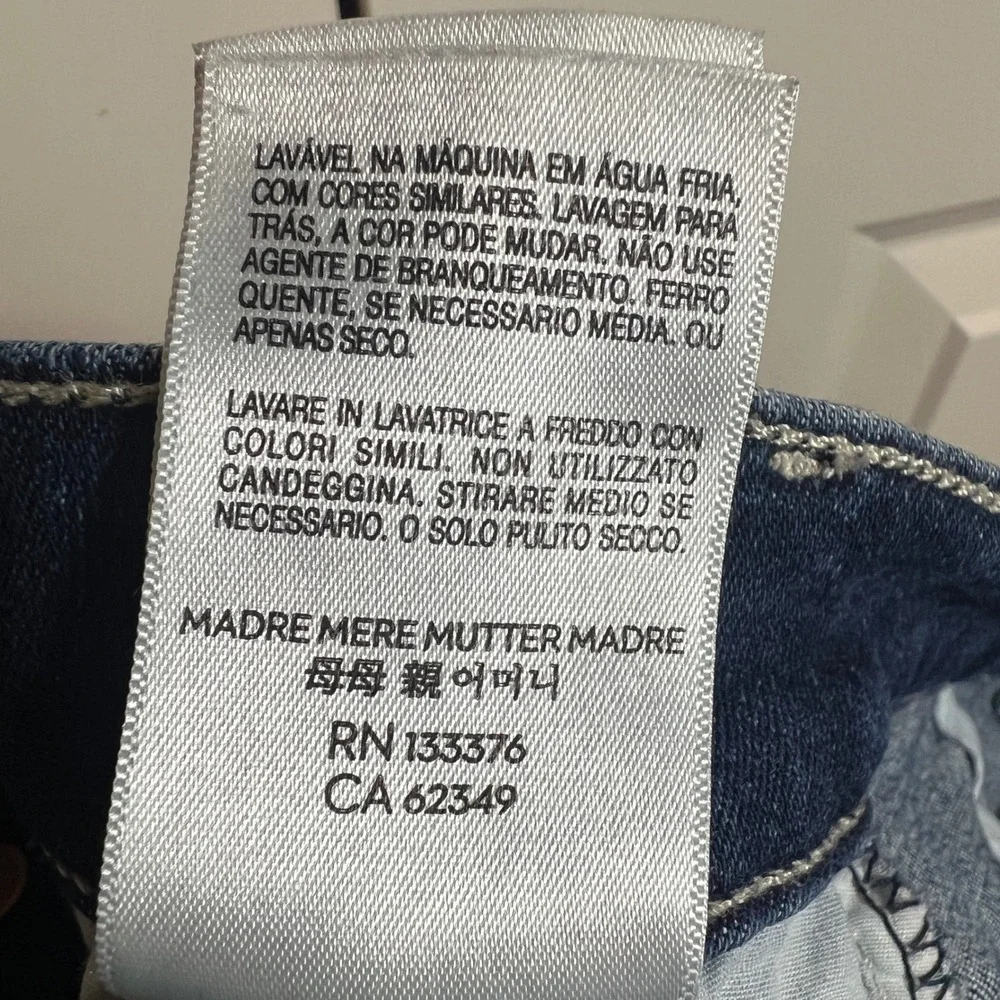 MOTHER The Hustler Ankle Jean in Heirloom Wash, Women's US Size‎ 24